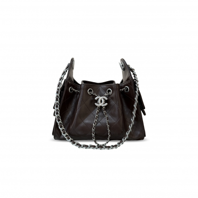 CHANEL 25 MINI HANDBAG OIL-WAXED CALFSKIN AS5631 (22*20*12.5cm)